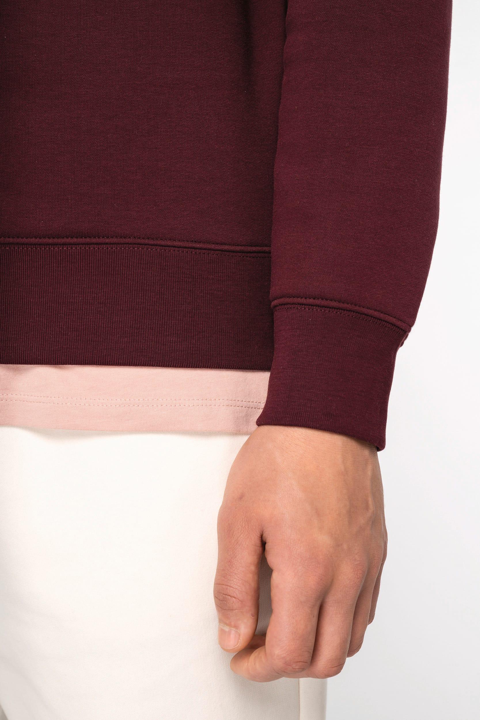 NS428 - Sweat-shirt écoresponsable à col montant zippé homme - Occifloc