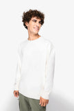 NS430 - Sweat-shirt écoresponsable à col rond à épaules tombantes French Terry unisexe - Occifloc