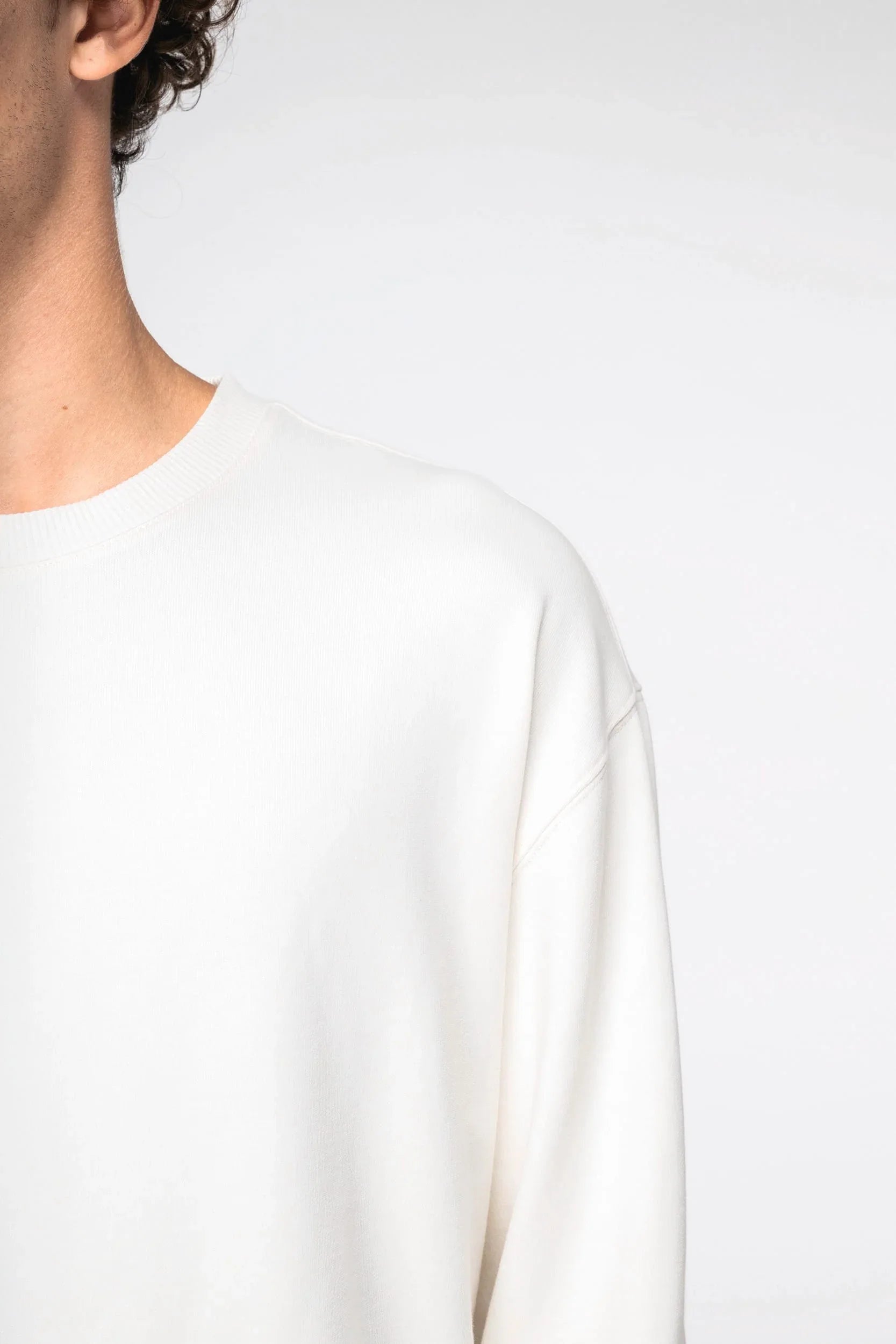NS430 - Sweat-shirt écoresponsable à col rond à épaules tombantes French Terry unisexe - Occifloc
