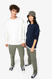 NS430 - Sweat-shirt écoresponsable à col rond à épaules tombantes French Terry unisexe - Occifloc