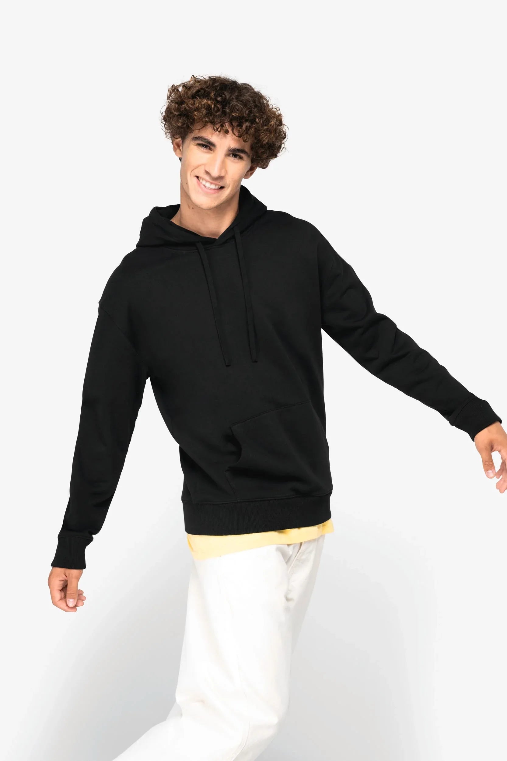 NS431 - Sweat-shirt écoresponsable à capuche à épaules tombantes French Terry unisexe - Occifloc