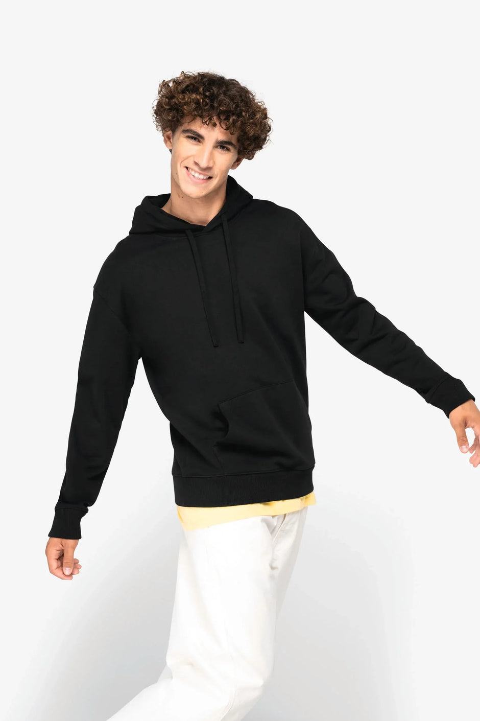 NS431 - Sweat-shirt écoresponsable à capuche à épaules tombantes French Terry unisexe - Occifloc