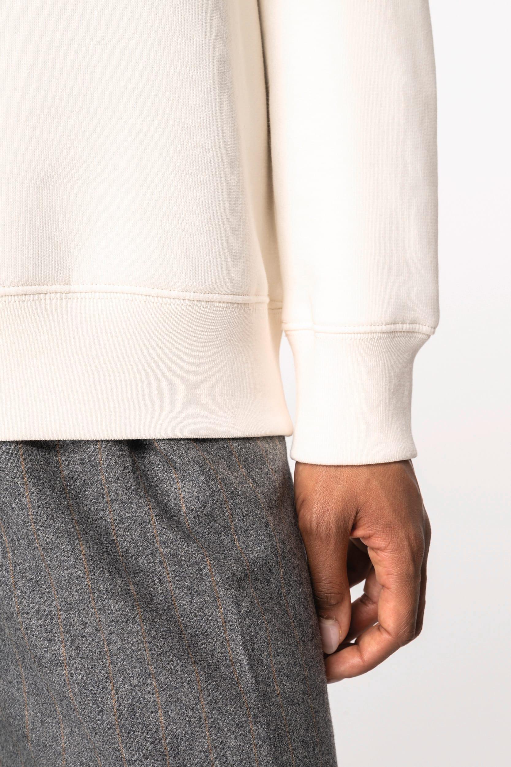 NS432 - Sweat-shirt écoresponsable quart zip col polo à épaules tombantes unisexe - Occifloc