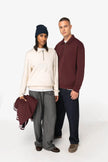 NS432 - Sweat-shirt écoresponsable quart zip col polo à épaules tombantes unisexe - Occifloc