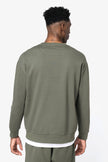 NS435 - Sweat-shirt écoresponsable à col rond à épaules tombantes molleton gratté unisexe - Occifloc