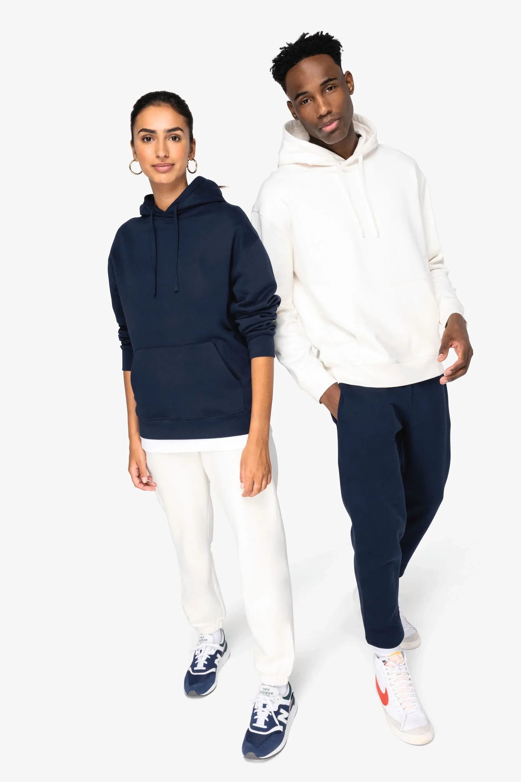 NS436 - Sweat-shirt écoresponsable à capuche à épaules tombantes molleton gratté unisexe - Occifloc