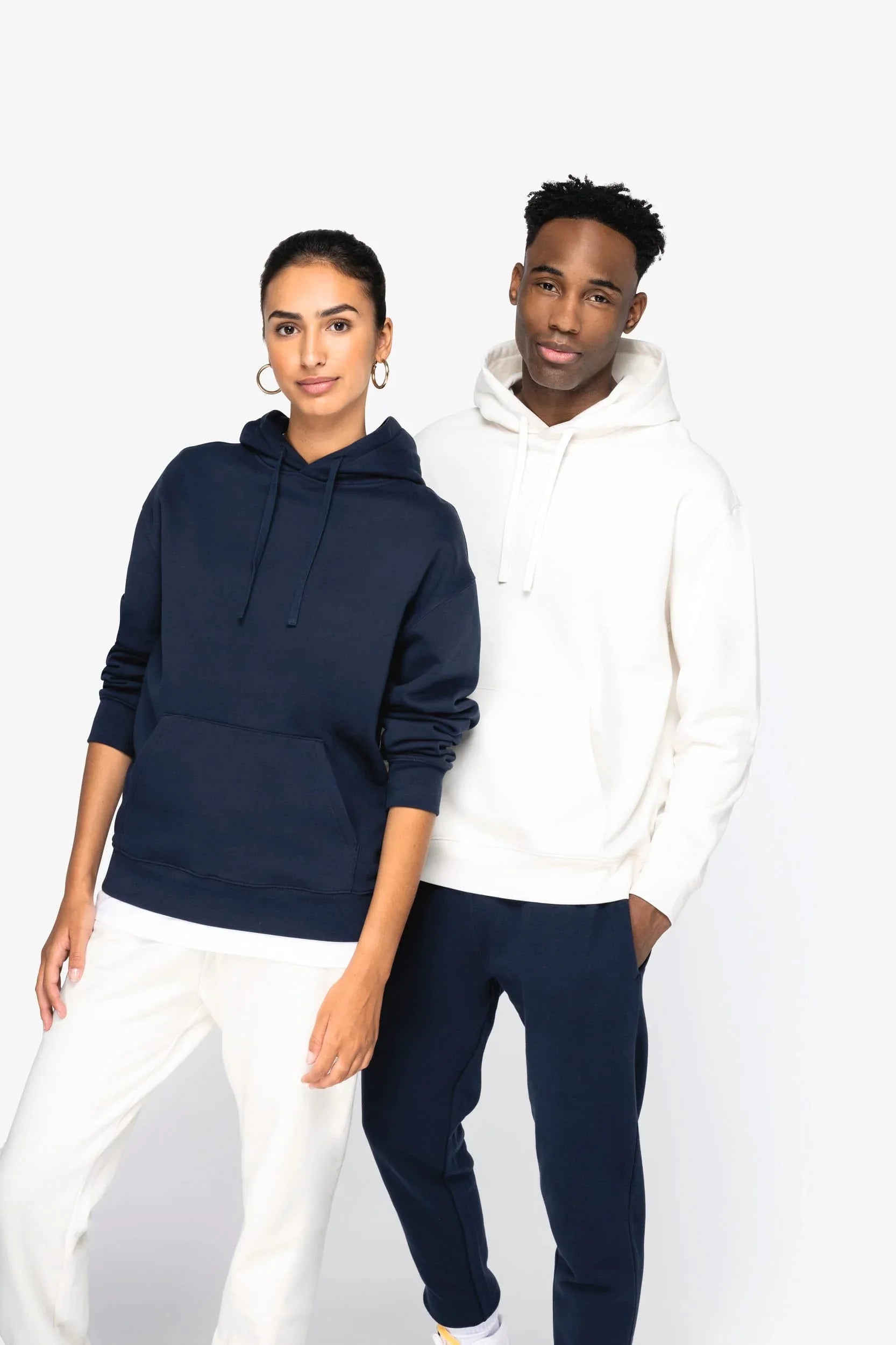 NS436 - Sweat-shirt écoresponsable à capuche à épaules tombantes molleton gratté unisexe - Occifloc