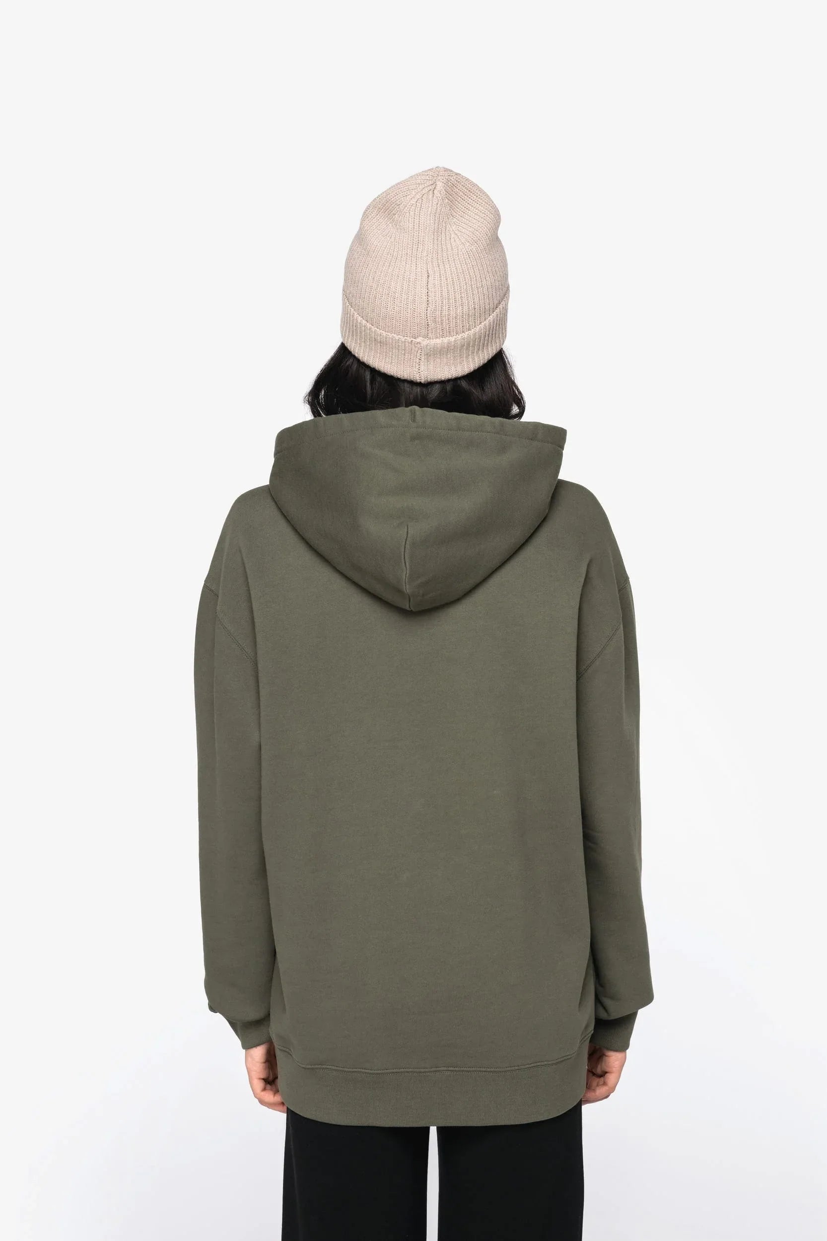 NS436 - Sweat-shirt écoresponsable à capuche à épaules tombantes molleton gratté unisexe - Occifloc