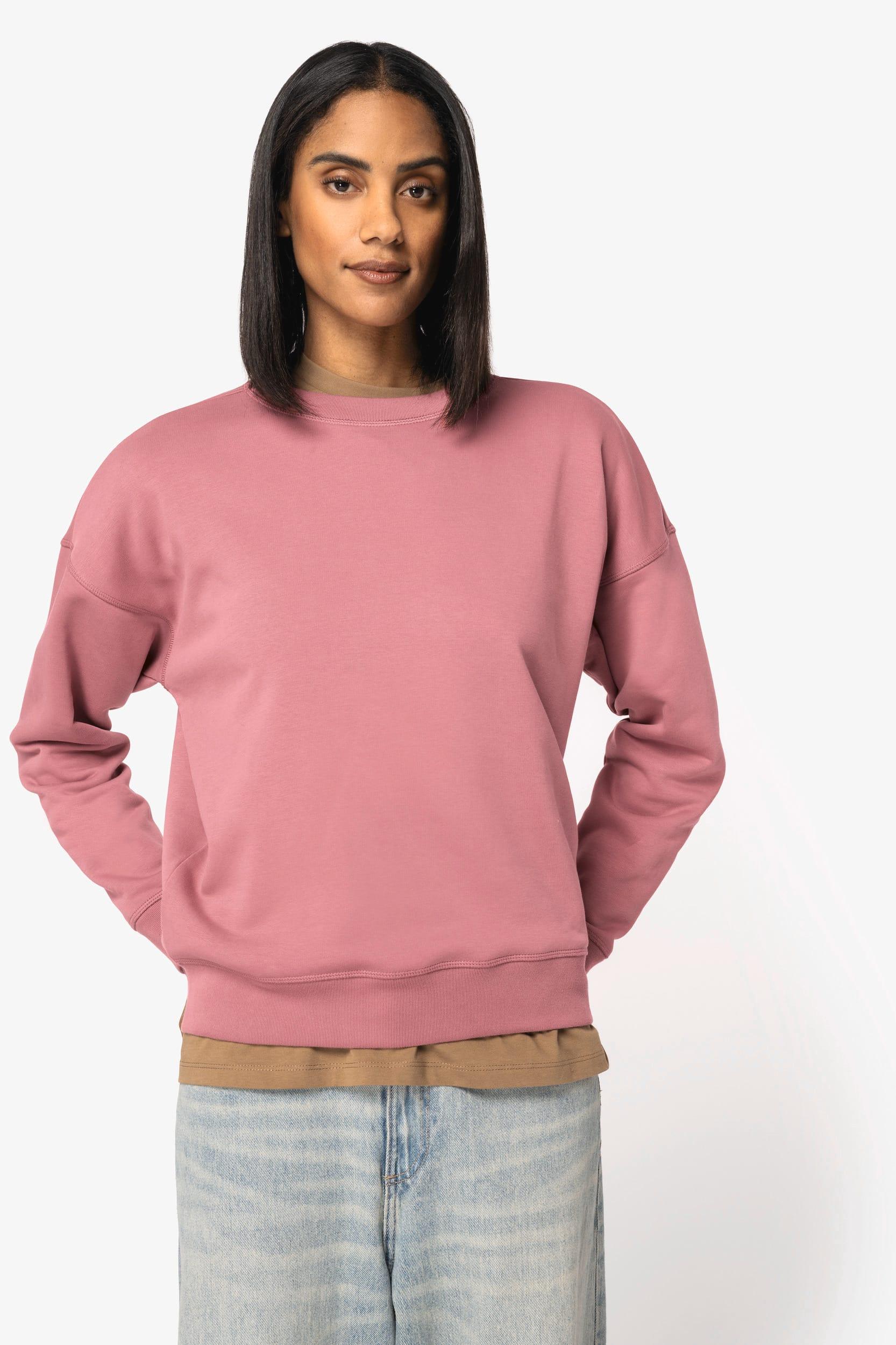 NS439 - Sweat-shirt écoresponsable à col rond à épaules tombantes femme - Occifloc