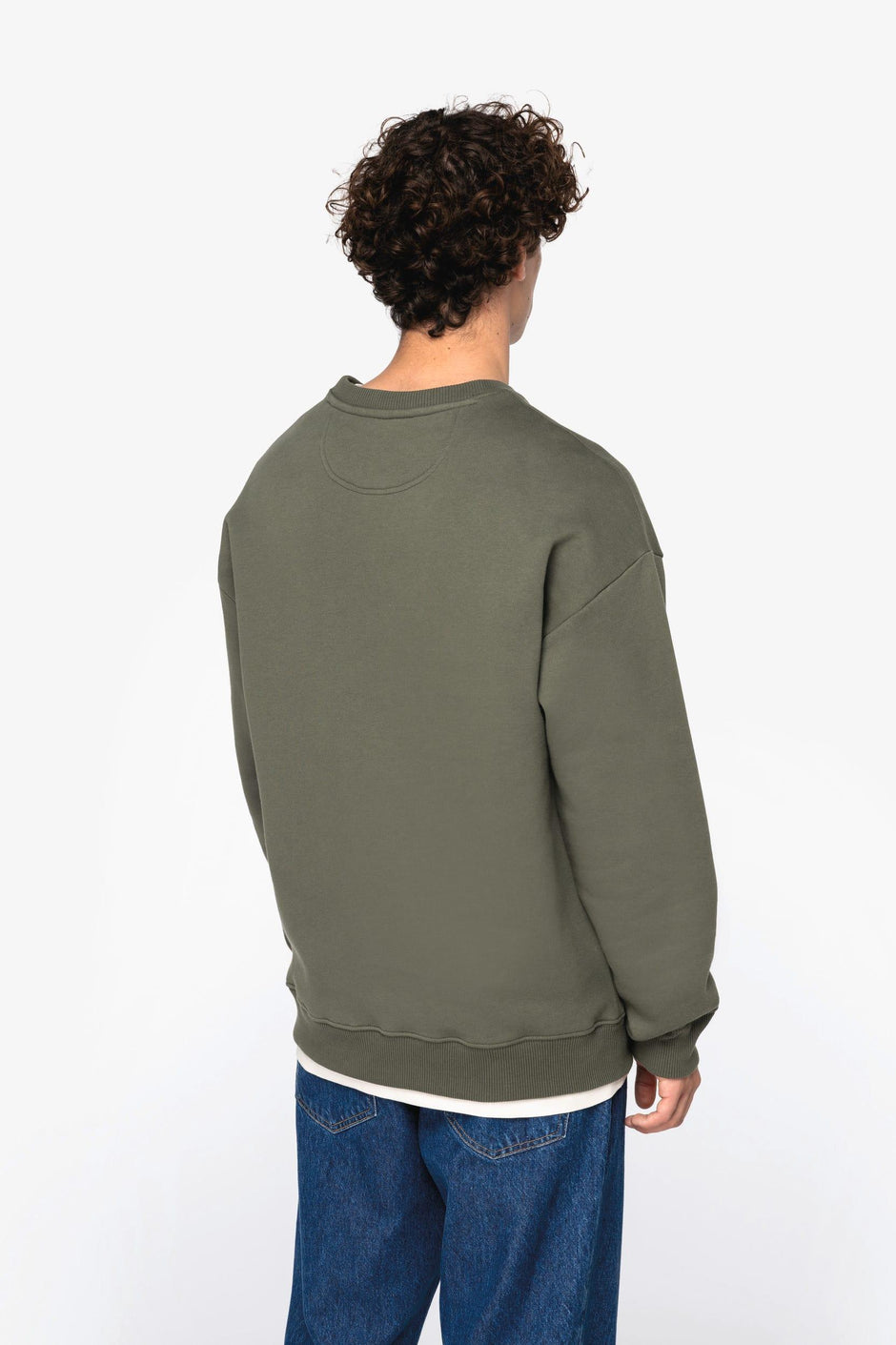 NS440 - Sweat-shirt écoresponsable à col rond oversize unisexe - Occifloc