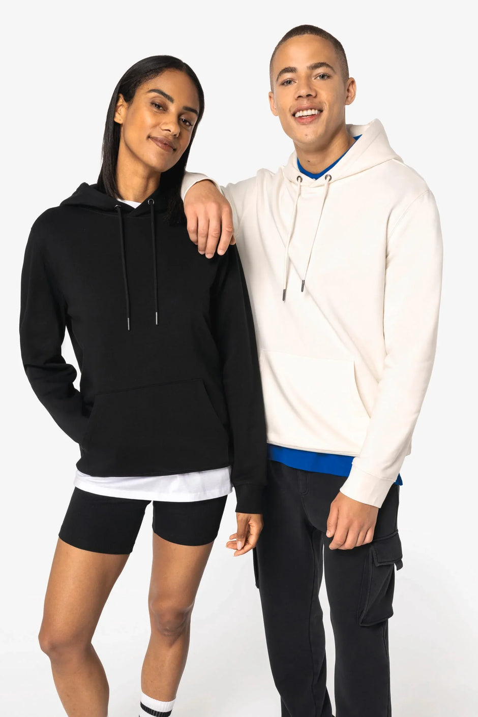 NS444 - Sweat-shirt écoresponsable à capuche unisexe - Occifloc