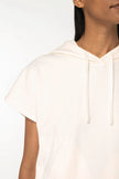 NS446 - Sweat-shirt écoresponsable à capuche oversize sans manches French Terry femme - Occifloc