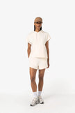 NS446 - Sweat-shirt écoresponsable à capuche oversize sans manches French Terry femme - Occifloc
