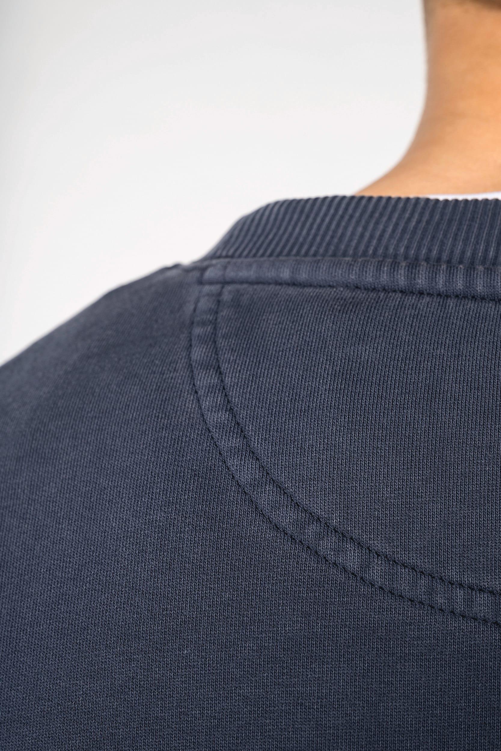 NS447 - Sweat-shirt écoresponsable à col rond délavé oversize unisexe - Occifloc