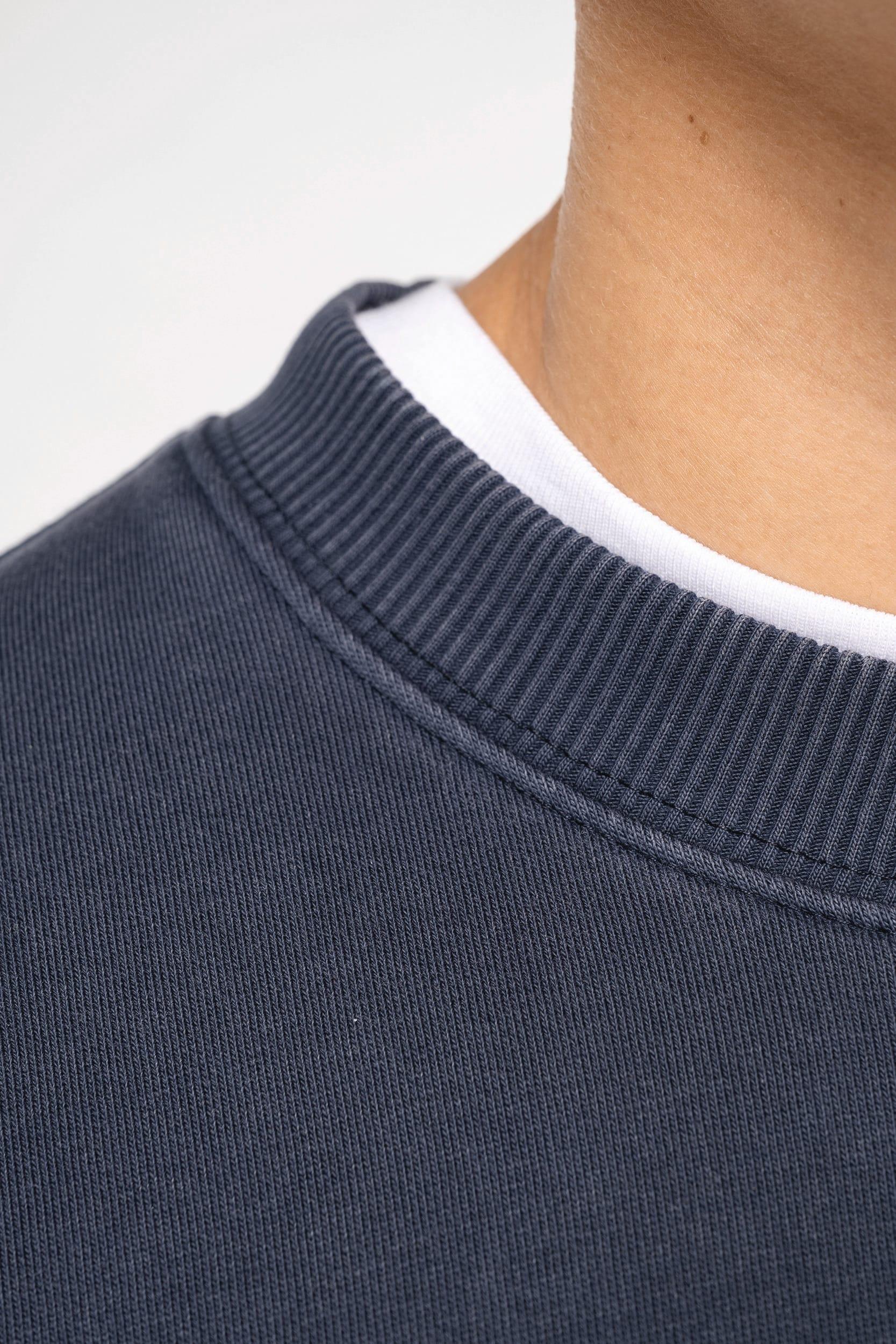 NS447 - Sweat-shirt écoresponsable à col rond délavé oversize unisexe - Occifloc