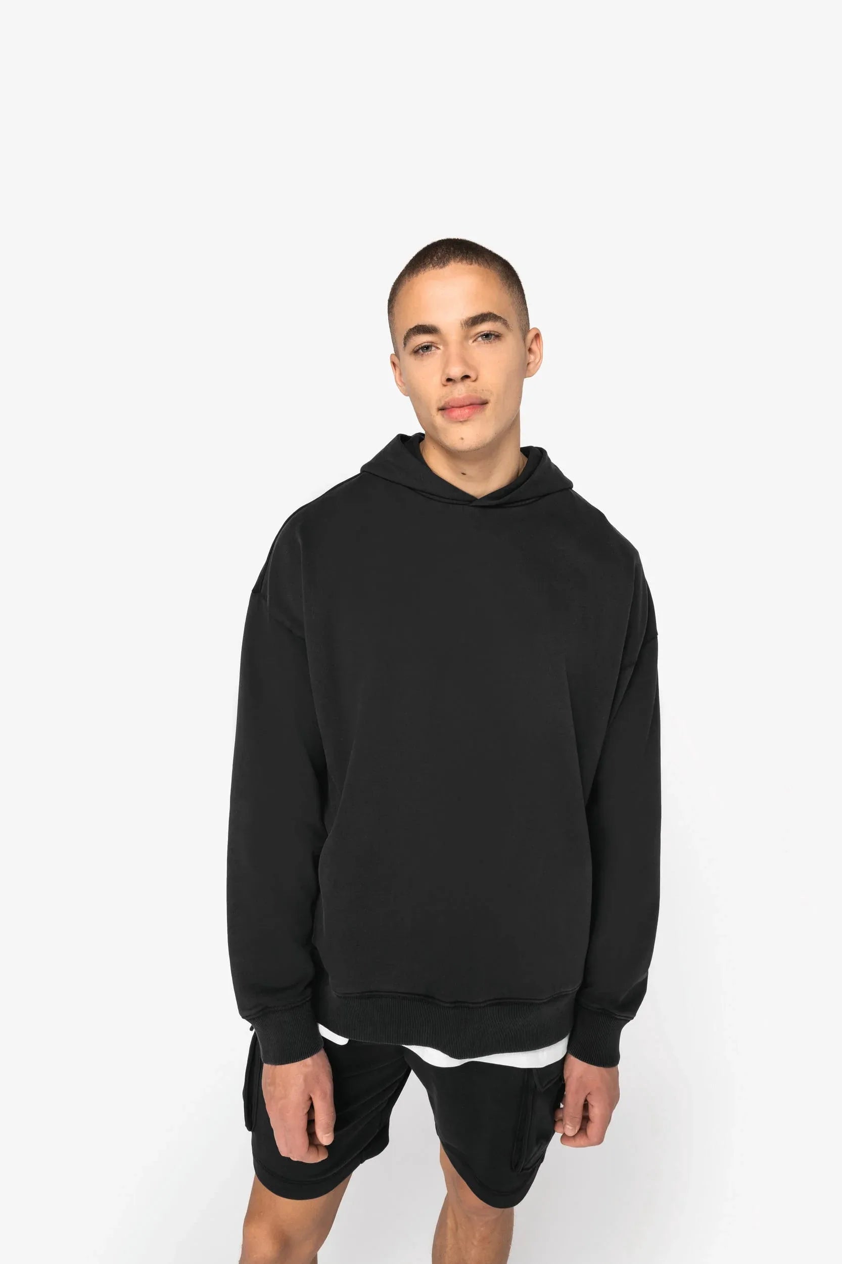 NS448 - Sweat-shirt écoresponsable à capuche délavé oversize unisexe - Occifloc
