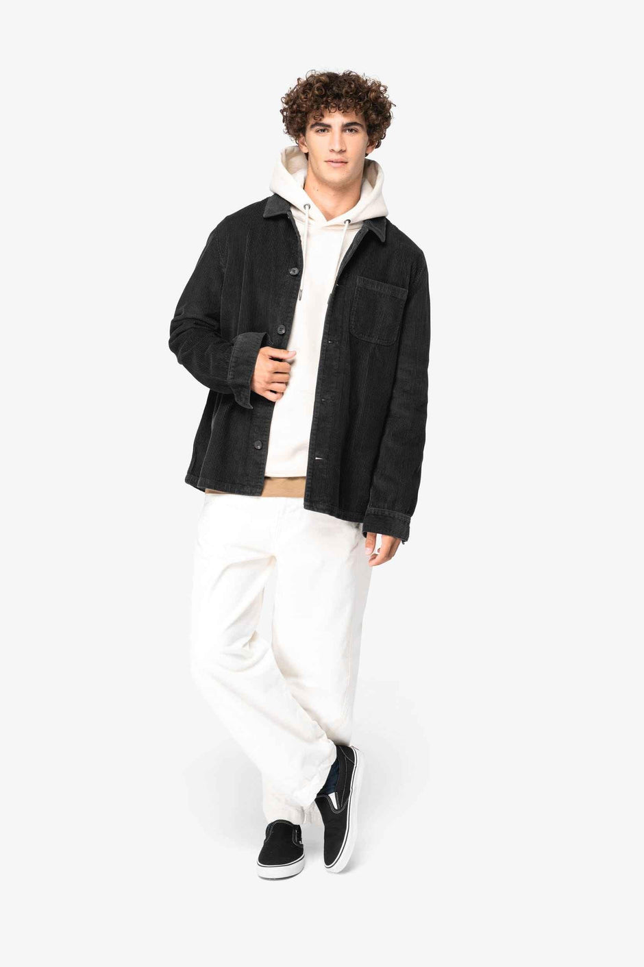NS603 - Veste écoresponsable en velours côtelé homme