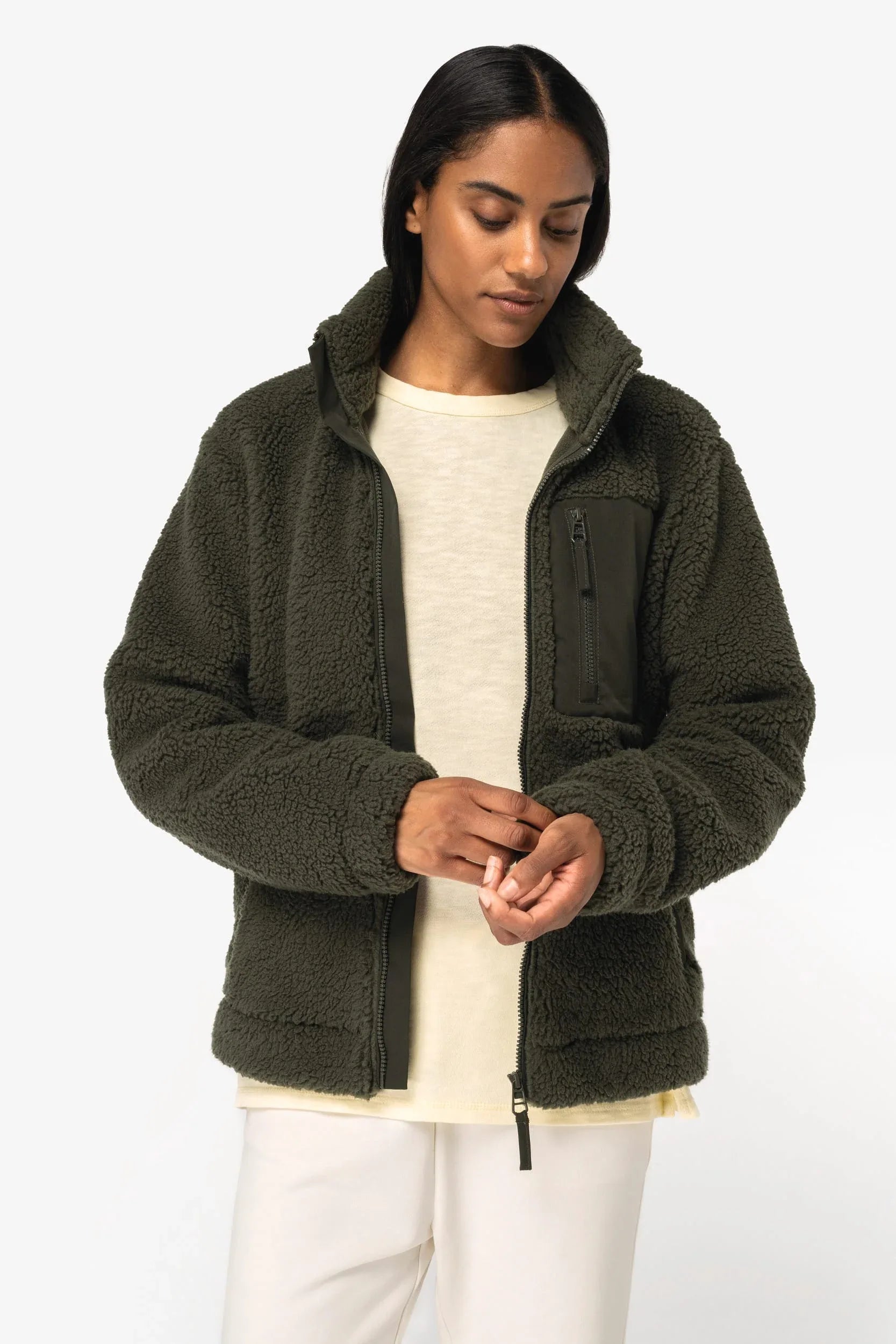 NS604 - Veste écoresponsable en sherpa unisexe - Occifloc