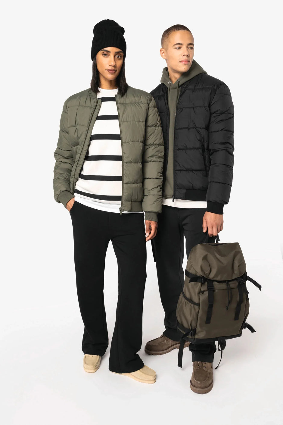 NS613 - Veste matelassée écoresponsable à col teddy unisexe - Occifloc