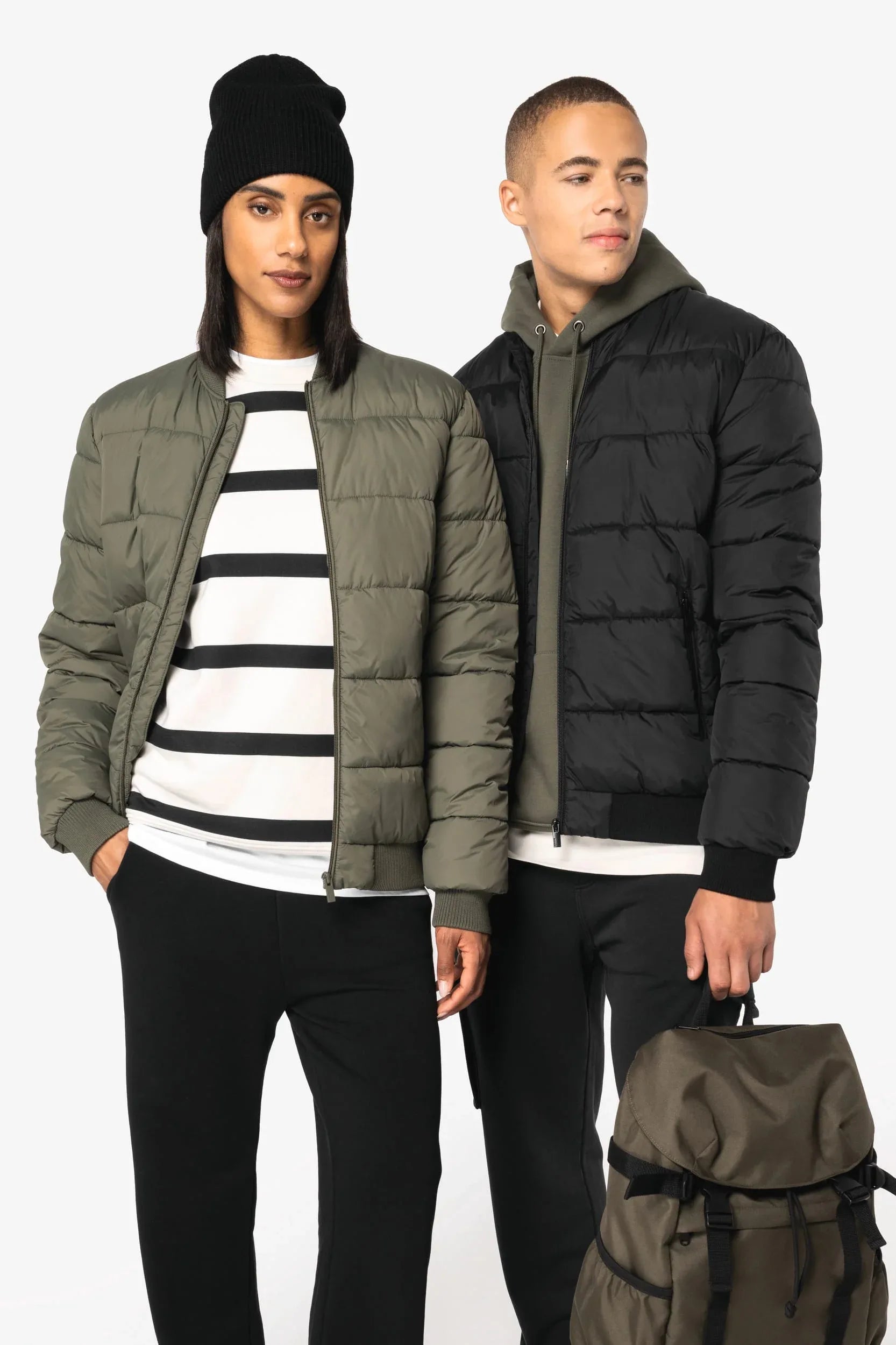 NS613 - Veste matelassée écoresponsable à col teddy unisexe - Occifloc