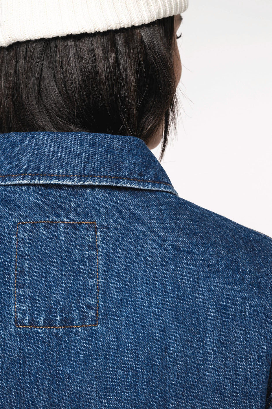 NS614 - Veste en jean écoresponsable à épaules tombantes unisexe - Occifloc