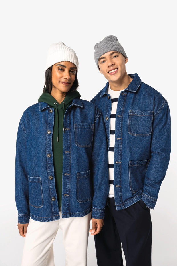 NS614 - Veste en jean écoresponsable à épaules tombantes unisexe - Occifloc