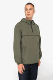 NS616 - Veste coupe-vent imperméable écoresponsable quart zip unisexe - Occifloc