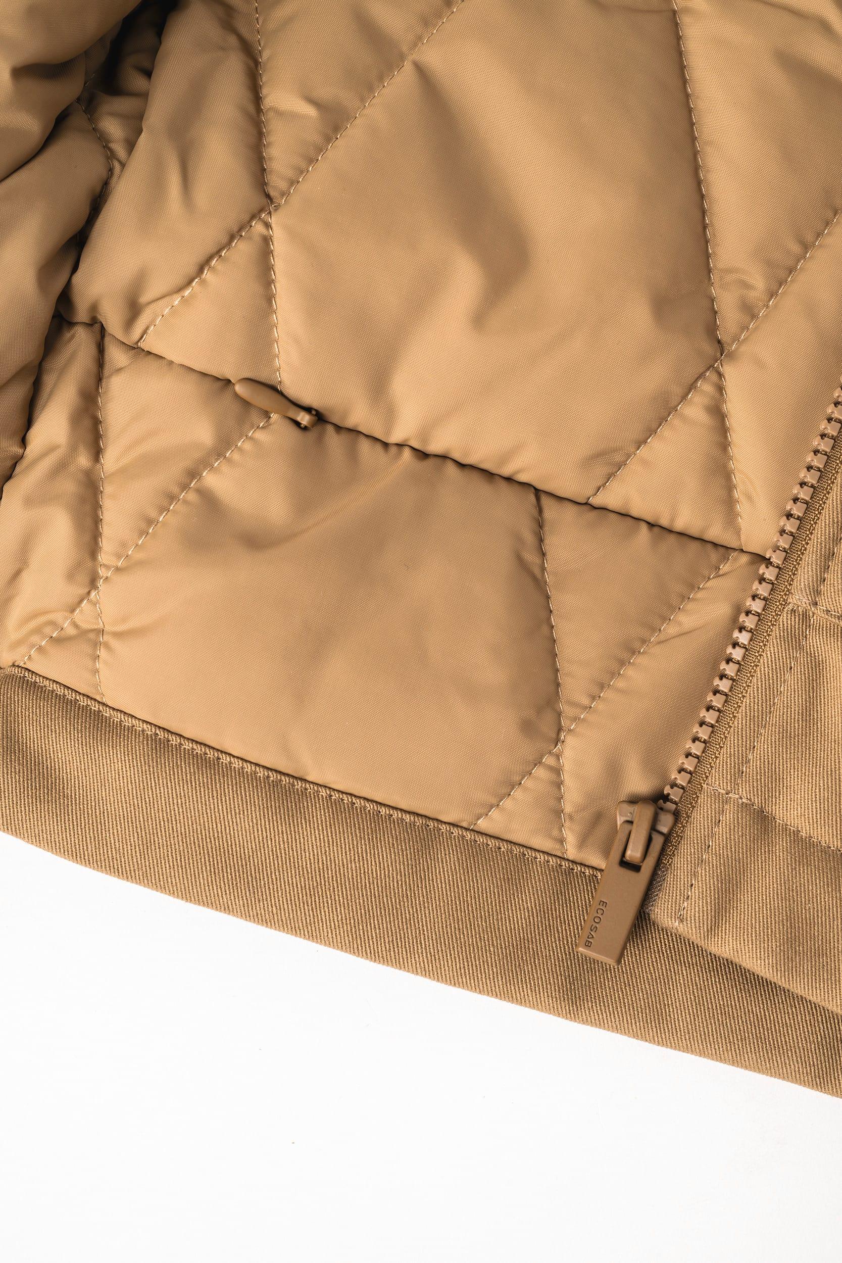 NS623 - Bodywarmer rembourré en sergé écoresponsable à col teddy unisexe - Occifloc