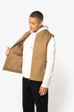 NS623 - Bodywarmer rembourré en sergé écoresponsable à col teddy unisexe - Occifloc
