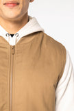 NS623 - Bodywarmer rembourré en sergé écoresponsable à col teddy unisexe - Occifloc