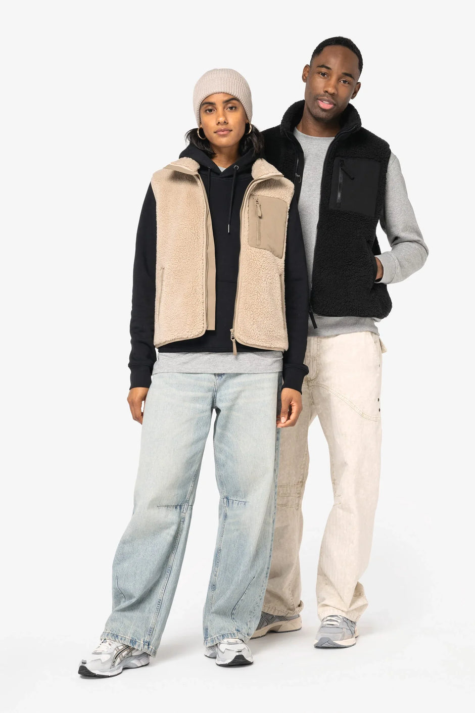 NS624 - Bodywarmer écoresponsable en sherpa unisexe - Occifloc