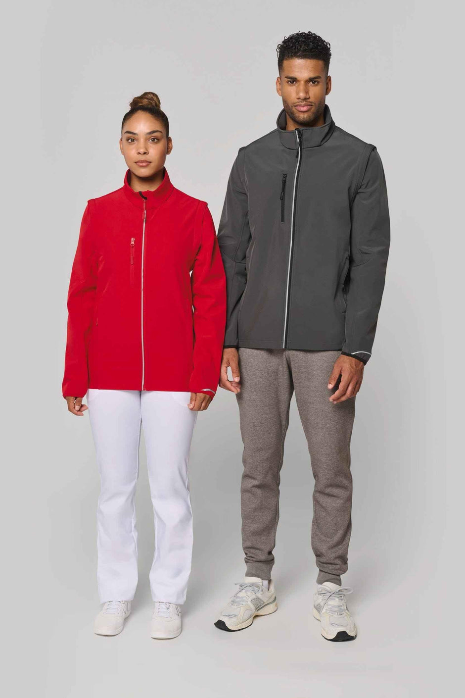 PA323 - Veste softshell sport manches amovibles unisexe - Occifloc