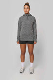 PA360 - Sweat-shirt à capuche 1/4 zip sport unisexe - Occifloc