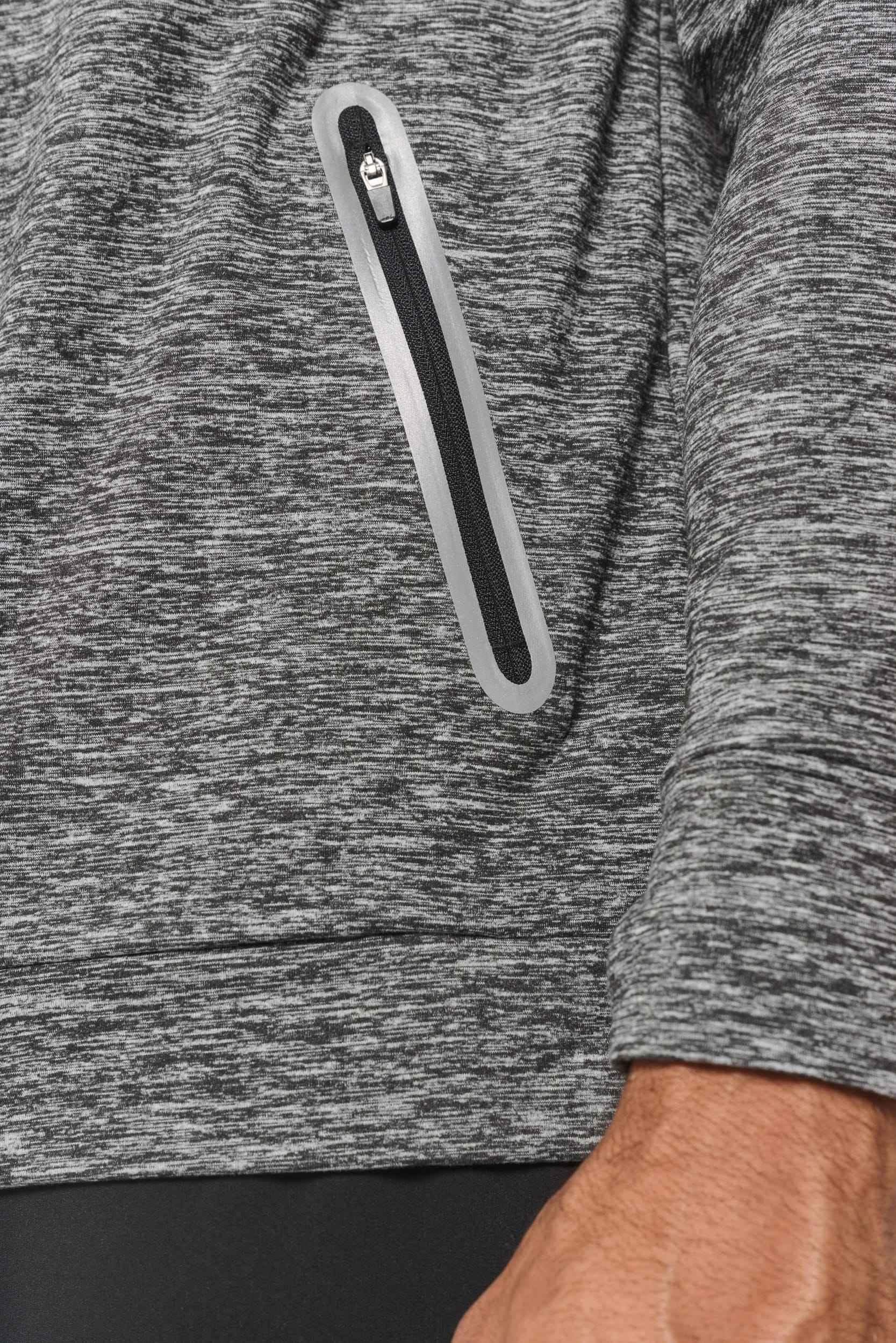 PA360 - Sweat-shirt à capuche 1/4 zip sport unisexe - Occifloc