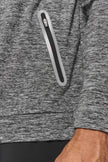 PA360 - Sweat-shirt à capuche 1/4 zip sport unisexe - Occifloc