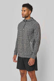 PA360 - Sweat-shirt à capuche 1/4 zip sport unisexe - Occifloc
