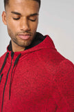 PA365 - Veste à capuche chinée homme