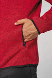 PA365 - Veste à capuche chinée homme