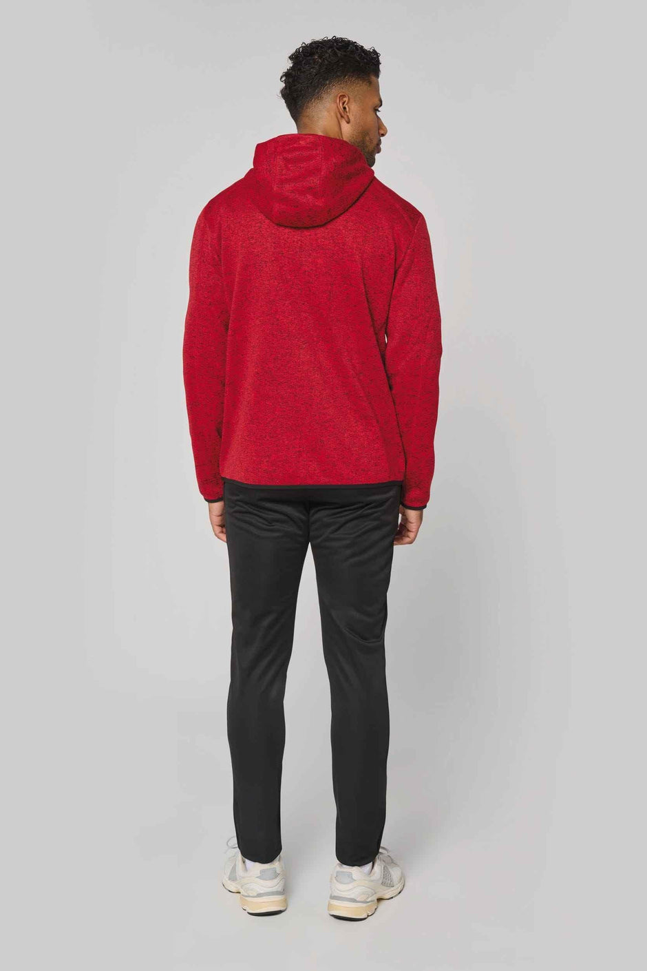 PA365 - Veste à capuche chinée homme