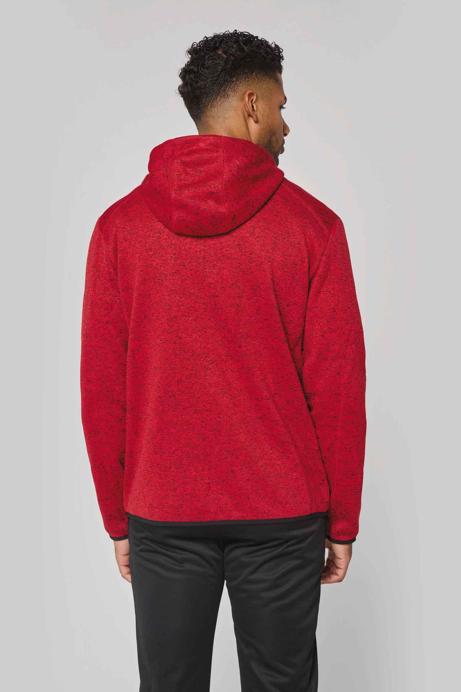 PA365 - Veste à capuche chinée homme