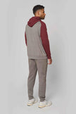 PA369 - Sweat-shirt à capuche bicolore unisexe - Occifloc