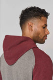 PA369 - Sweat-shirt à capuche bicolore unisexe - Occifloc
