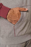 PA369 - Sweat-shirt à capuche bicolore unisexe - Occifloc