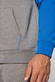 PA380 - Veste molleton zippée capuche bicolore unisexe - Occifloc