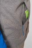 PA380 - Veste molleton zippée capuche bicolore unisexe - Occifloc