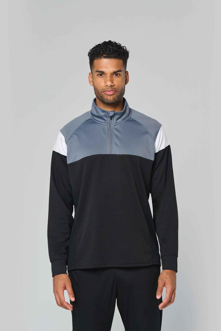 PA387 - Sweat d'entrainement 1/4 zip unisexe - Occifloc