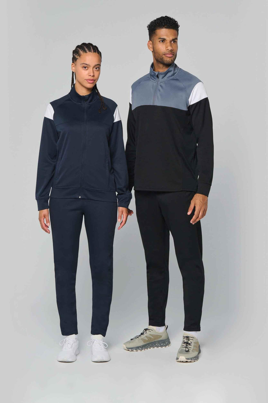 PA387 - Sweat d'entrainement 1/4 zip unisexe - Occifloc