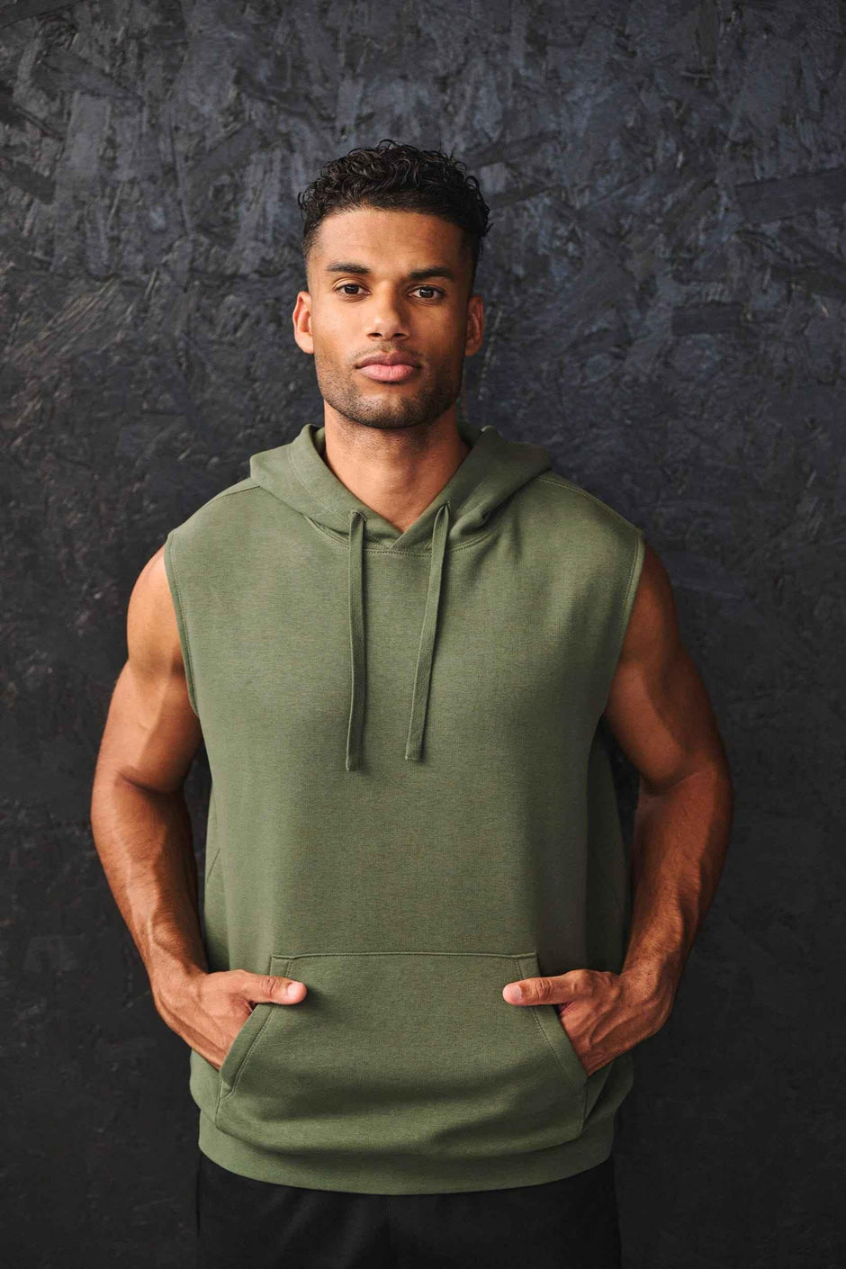 PA393 - Sweat-shirt à capuche sans manches unisexe - Occifloc