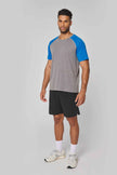 PA4010 - T-shirt triblend bicolore sport manches courtes unisexe - Occifloc