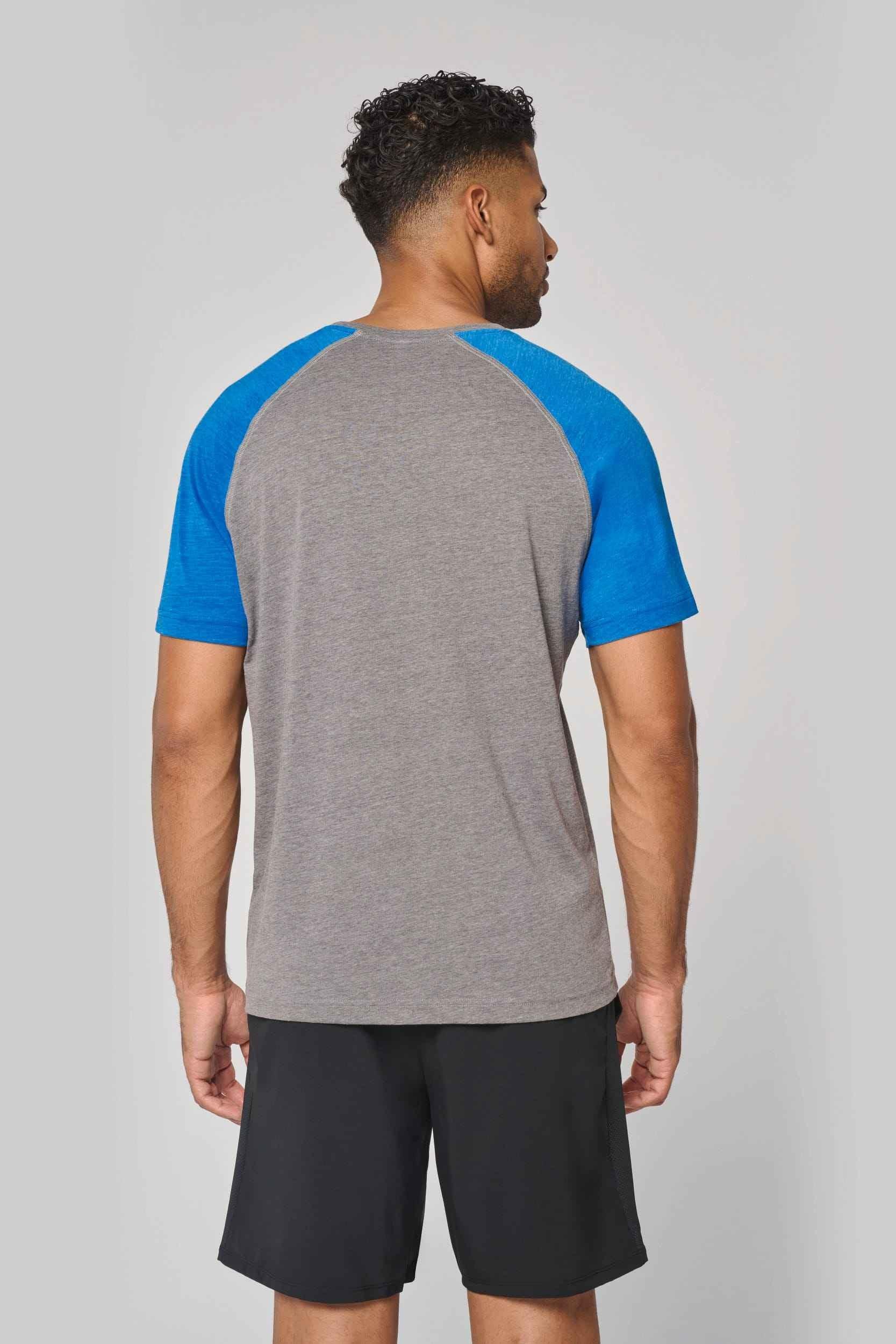 PA4010 - T-shirt triblend bicolore sport manches courtes unisexe - Occifloc